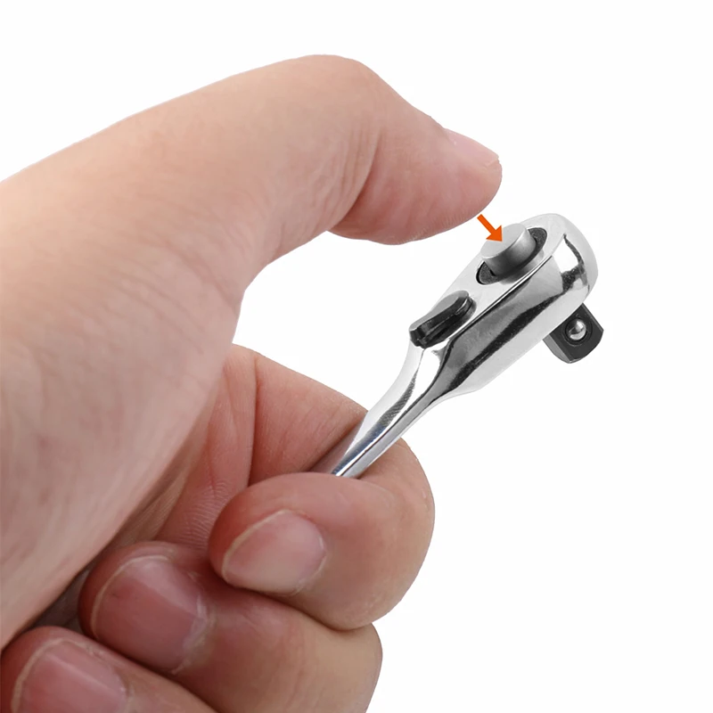 Мини 1/4 &quot72T двойной головкой квадратный Ratchet штанги для гаечных ключей или