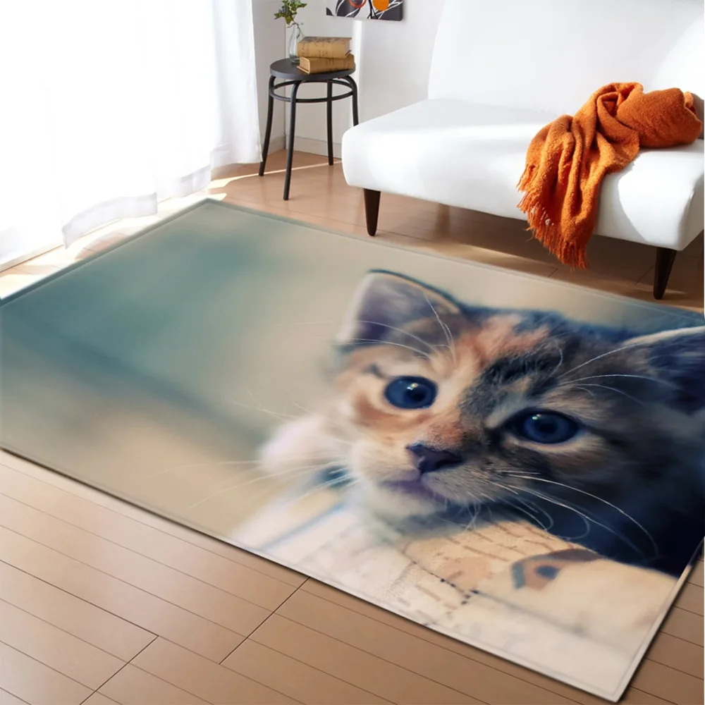 Домашний ковер в скандинавском стиле мягкая фланелевая Нескользящая спальня 3D