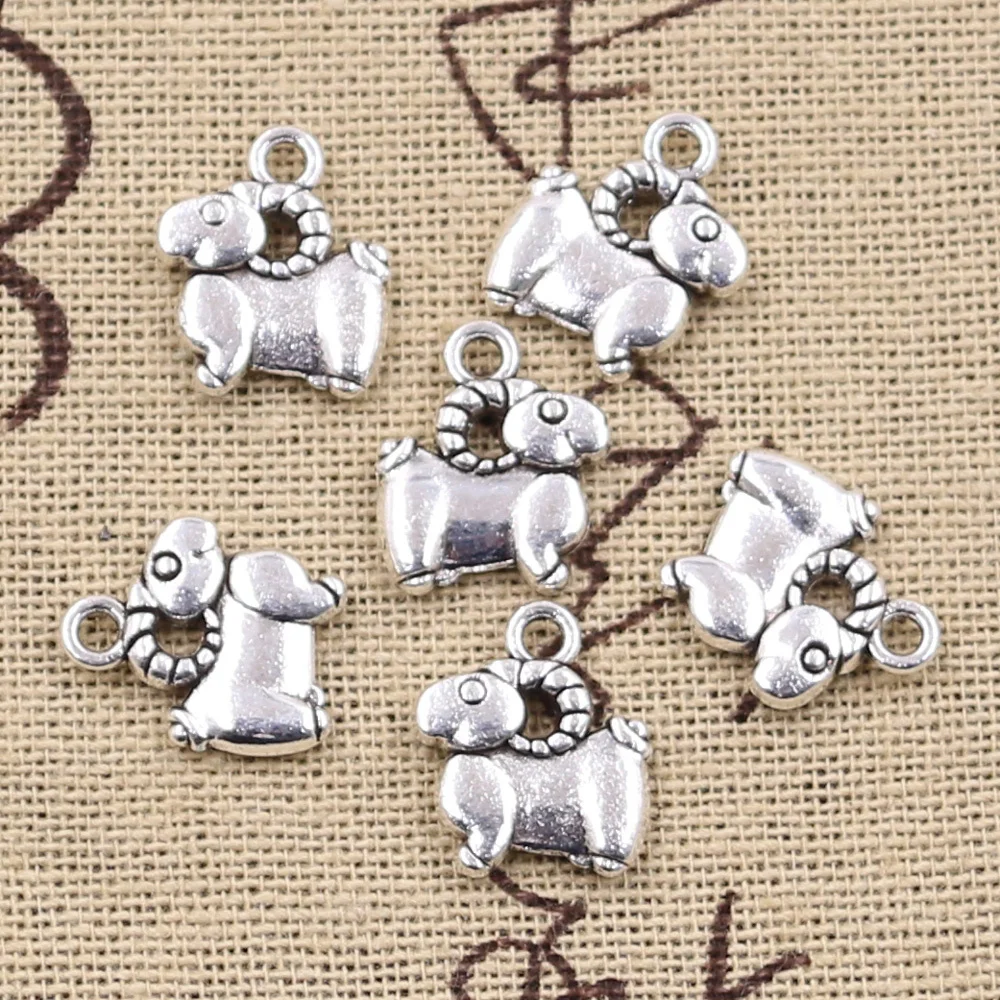 30 шт. подвески в античном стиле 14 х13 мм|Шармы| |