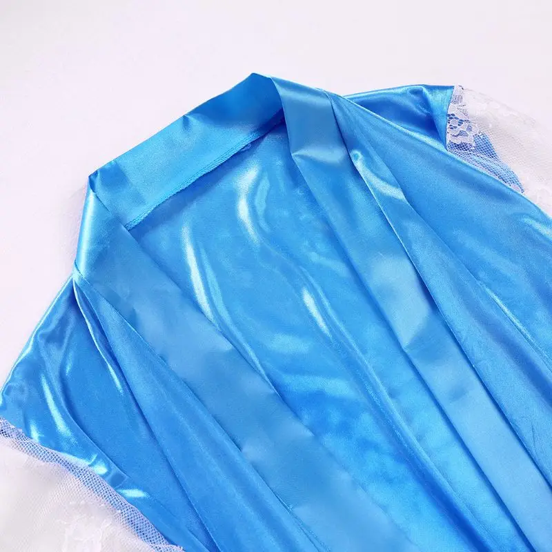 Женское белье размера плюс из искусственного шелка с цветными блоками банный