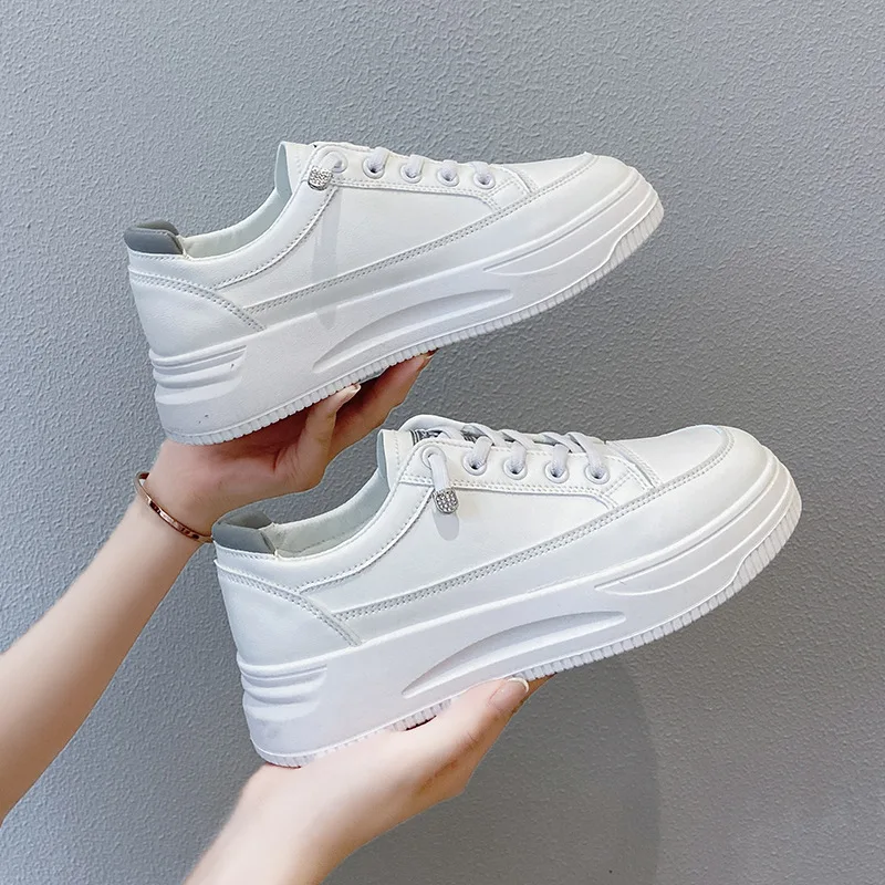 

2021 New Tennis Shoes for Women Trainers Shoes Female Chunky Sneakers Lightweight Breathable Women Sneakers White Platform Shoes