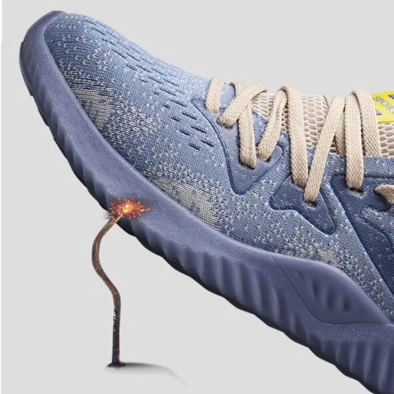 Мужские уличные ботинки рабочие больших размеров со стальным носком мужские