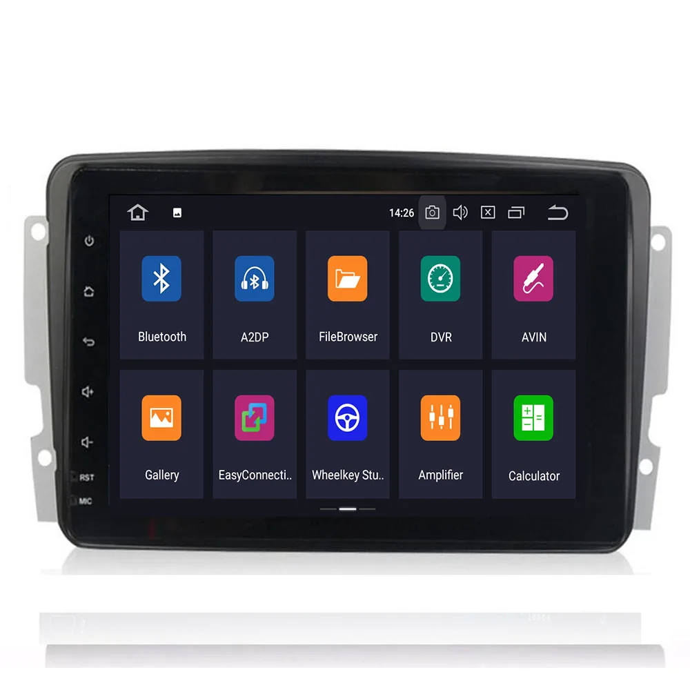Автомобильный DVD-плеер 9 &quotDSP IPS Android 10 4G 64G 2 DIN для Benz CLK W209 W203 W168 W208 W463 W170 Vaneo Viano Vito E210