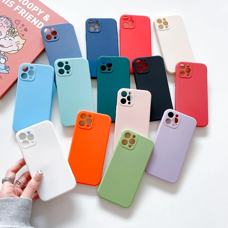 

Square Silicone Phone Case For OPPO A3 F9 F11 A52 A32 A53 A7 A72 A7X A8 A83 A93 A95 A55 5G A9 A5 2020 Soft TPU Back Cover Fundas