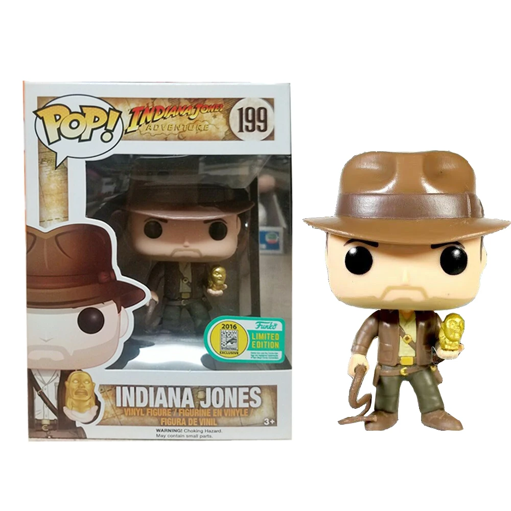 Funko POP Индиана Джонс #199 Фигурки игрушки подарки|Игровые фигурки и трансформеры| |