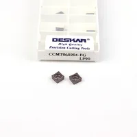 Пластины токарные сменные твердосплавные DESKAR CCMT060204/CCMT09T304/CCMT09T308#1