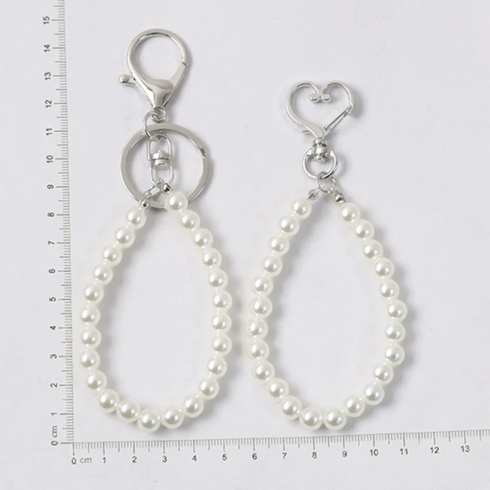 Симпатичный женский брелок для ключей от автомобиля украшение жемчуг кисточка