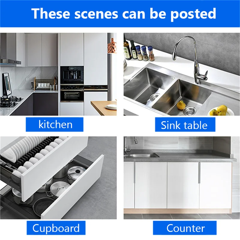 Маслостойкая прозрачная глянцевая самоклеящаяся пленка для домашней кухни