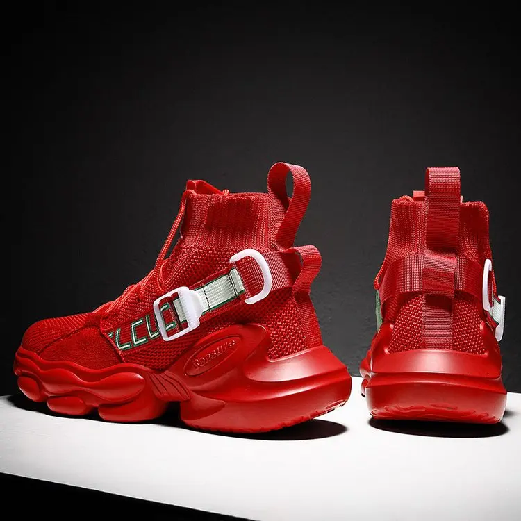 2020 уличная танцевальная обувь мужские массивные кроссовки высокие ботинки