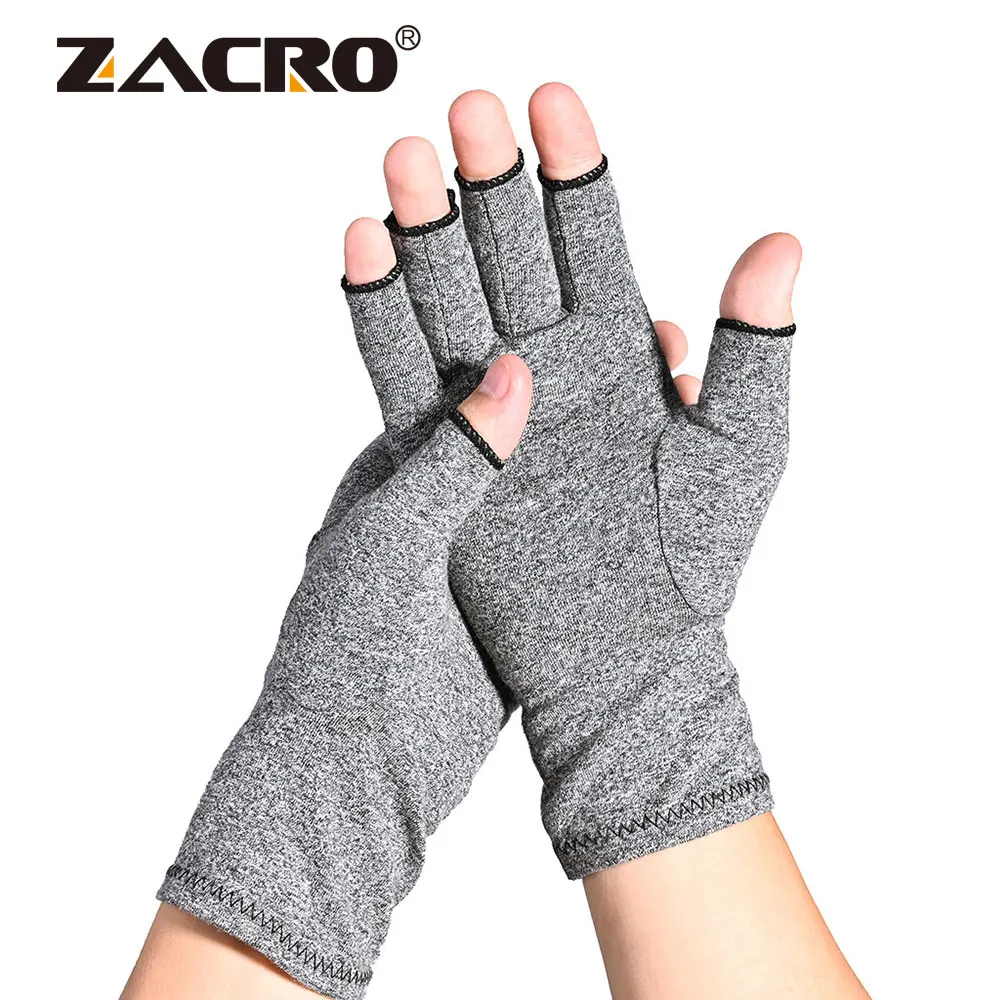 Zacro женские мужские хлопковые эластичные руки артрита боли в суставах облегчение