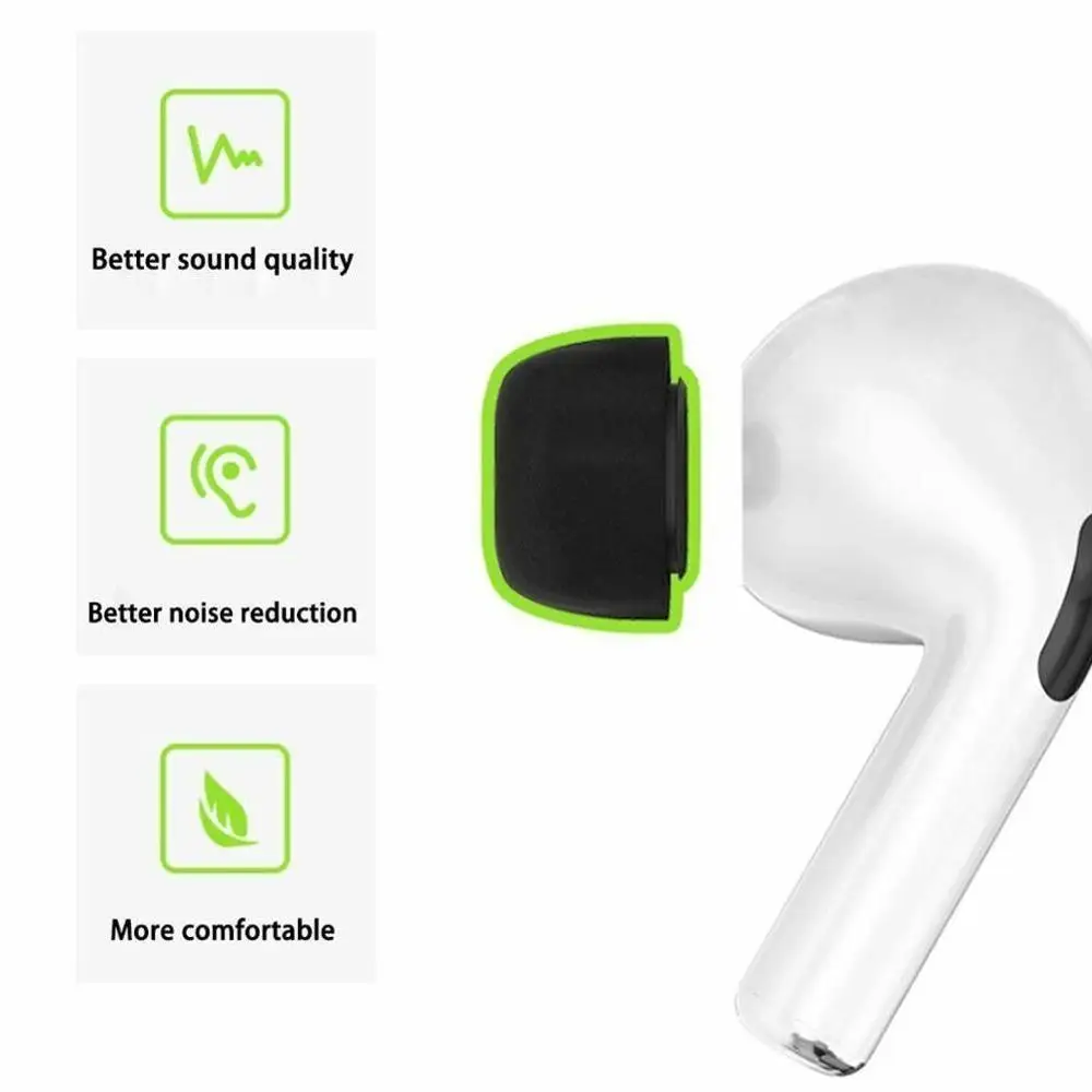 Высококачественные наушники для AirPods Pro Air Sponge нескользящая вилка защита от