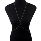 Металлическая Женская цепочка для тела сексуальный стиль ажурное бикини Женская цепочка для груди цепочка для тела украшение ювелирные изделия