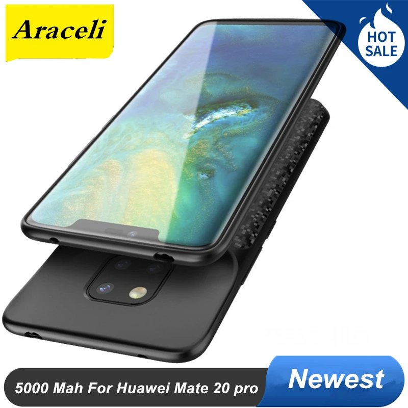 Чехол аккумулятор для Huawei Mate 20 pro Внешнее зарядное устройство 5000 мАч чехол