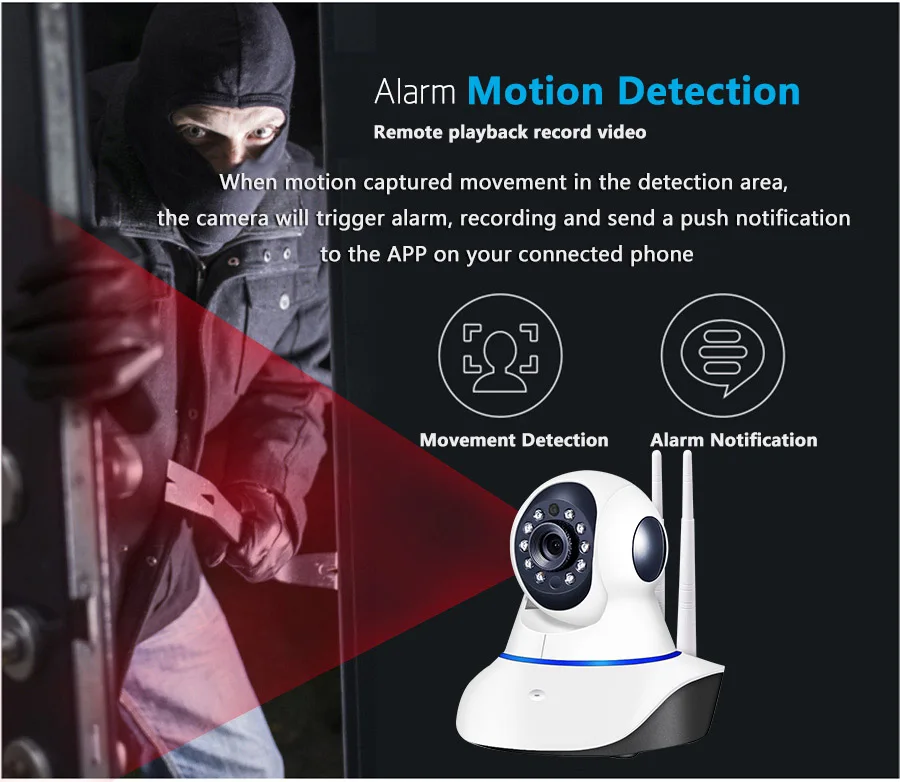 Wifi ip-камера, интеллектуальное автоматическое отслеживание, камера наблюдения человека, сеть безопасности, CCTV, беспроводная ИК-Инфракрасная умная камера