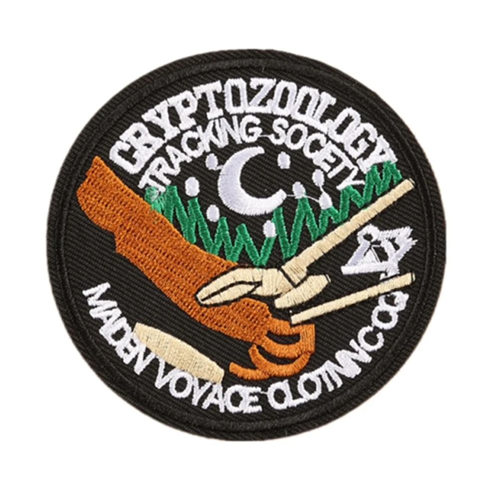 

Custom Embroidery your Logo Customized Iron on Embroidered Patches Hot Cut Edge