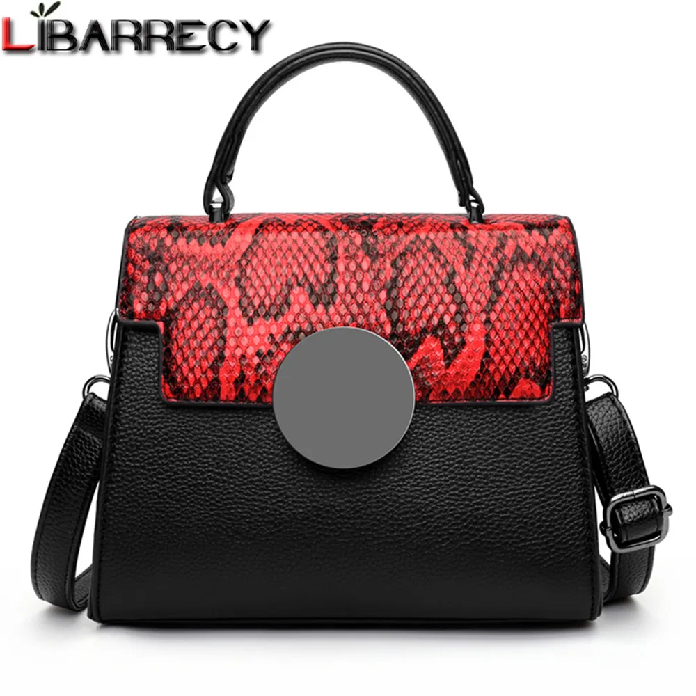 Модные сумки-тоуты с металлическим замком Маленькая женская сумка из