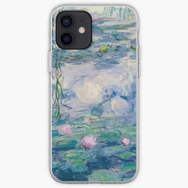 

Water Lilies Claude Monet Fine Art Phone Case for iPhone 5 5S SE 11 12 13 Pro Max Mini X XS XR Max 6 6S 7 8 Plus Flower Soft