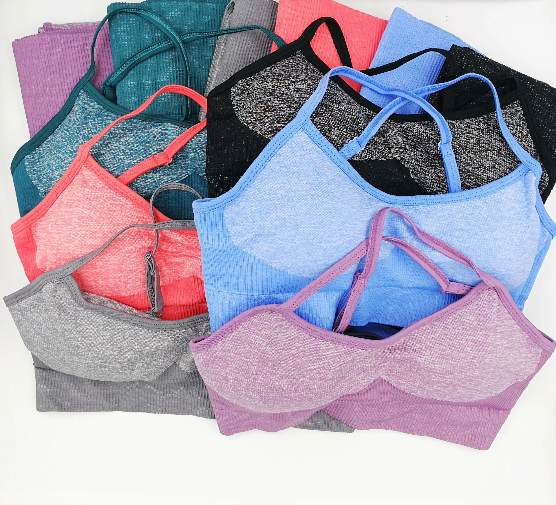 Бесшовный спортивный костюм для йоги фитнеса |