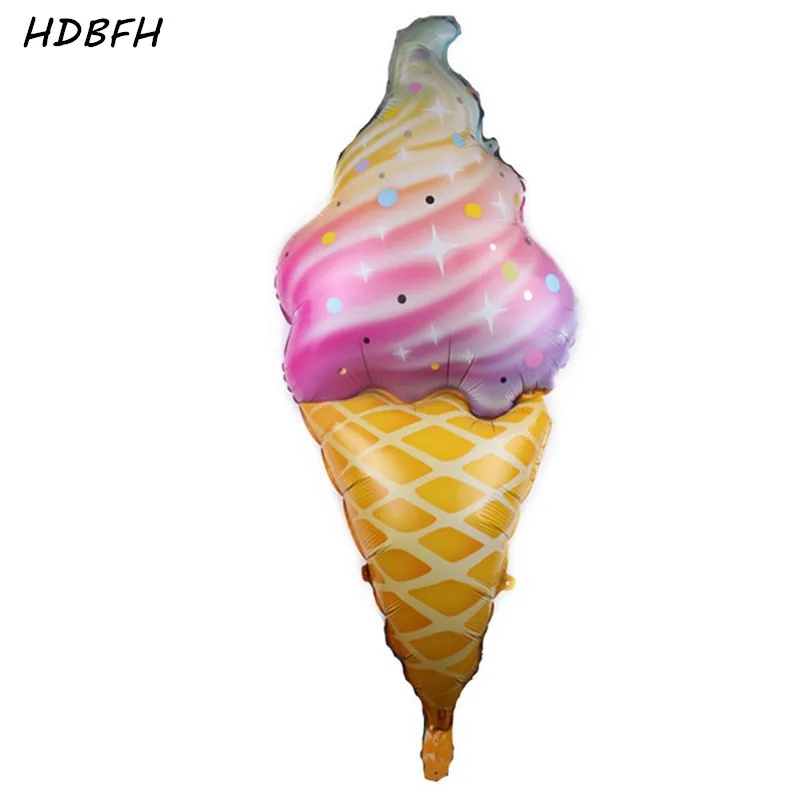 HDBFH новые Macaron Радужное мороженое алюминиевые шары праздничные Детские воздушные