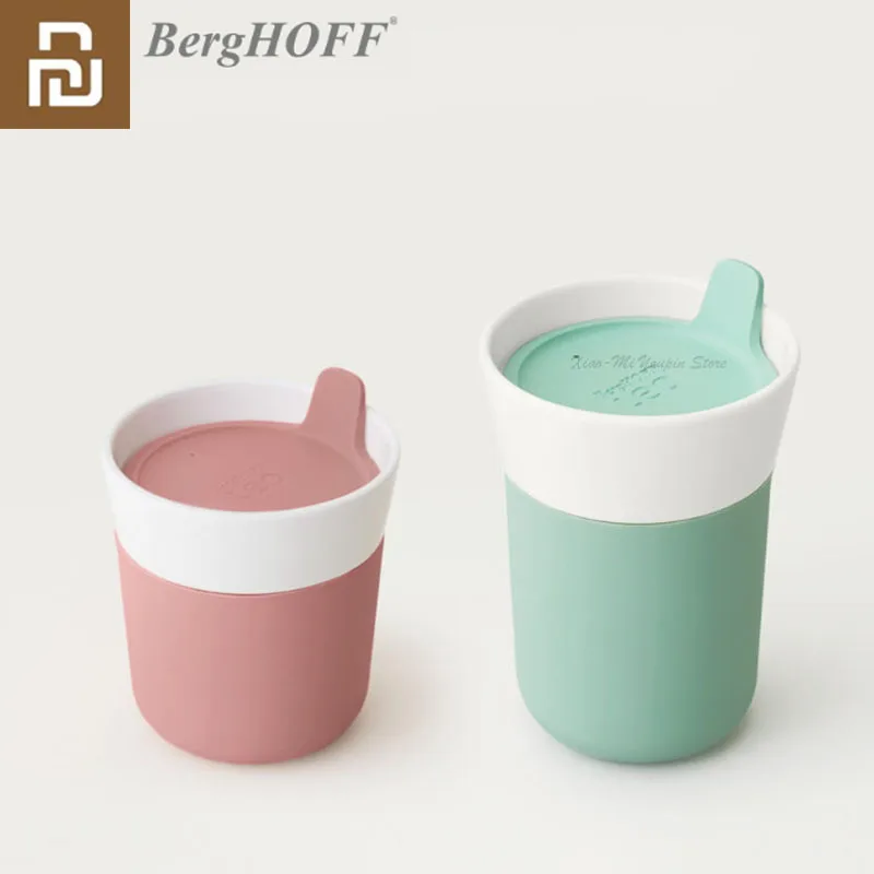 Youpin Berghoff кофф кружка портативная фарфоровая силиконовая чашка Питьевая 230 мл 330