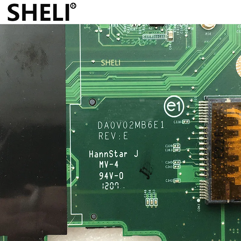 Материнская плата SHELI для ноутбука DELL Vostro 3450 V3450 ПК HM67 системная CN-0JYYRY 0JYYRY DA0V02MB6E0 DDR3