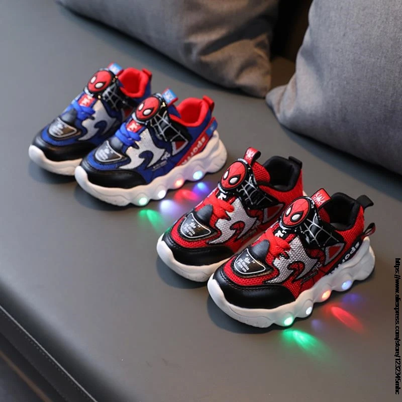 Disney детская обувь для девочек светящиеся кроссовки Теннисный светодиодный