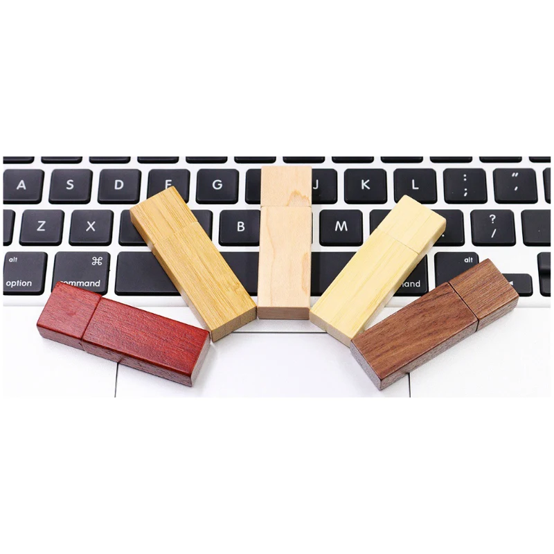 DIY логотип на заказ Деревянный USB + коробка флеш накопитель 2g 4 ГБ 8 16 32 карта памяти