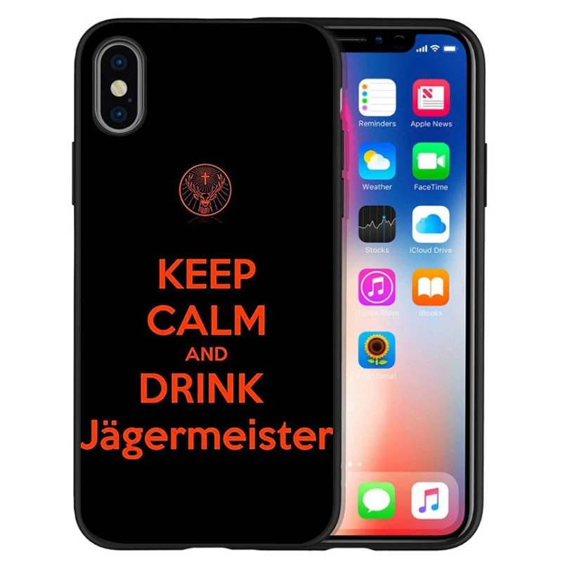 

Jagermeister logo Black TPU Silicone Soft Phone Case For iPhone 11 12 Pro X XR XS MAX 5 6 7 8 Plus SE 2020