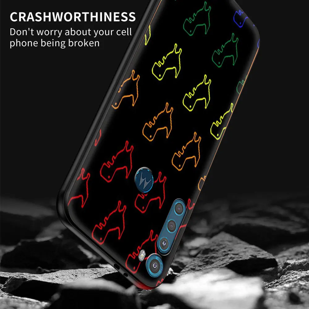 smartphone case for motorola moto g9 play one fusion plus soft cover g8 power lite e6s g30 g ultrathin coque cute dinosaur baby free global shipping