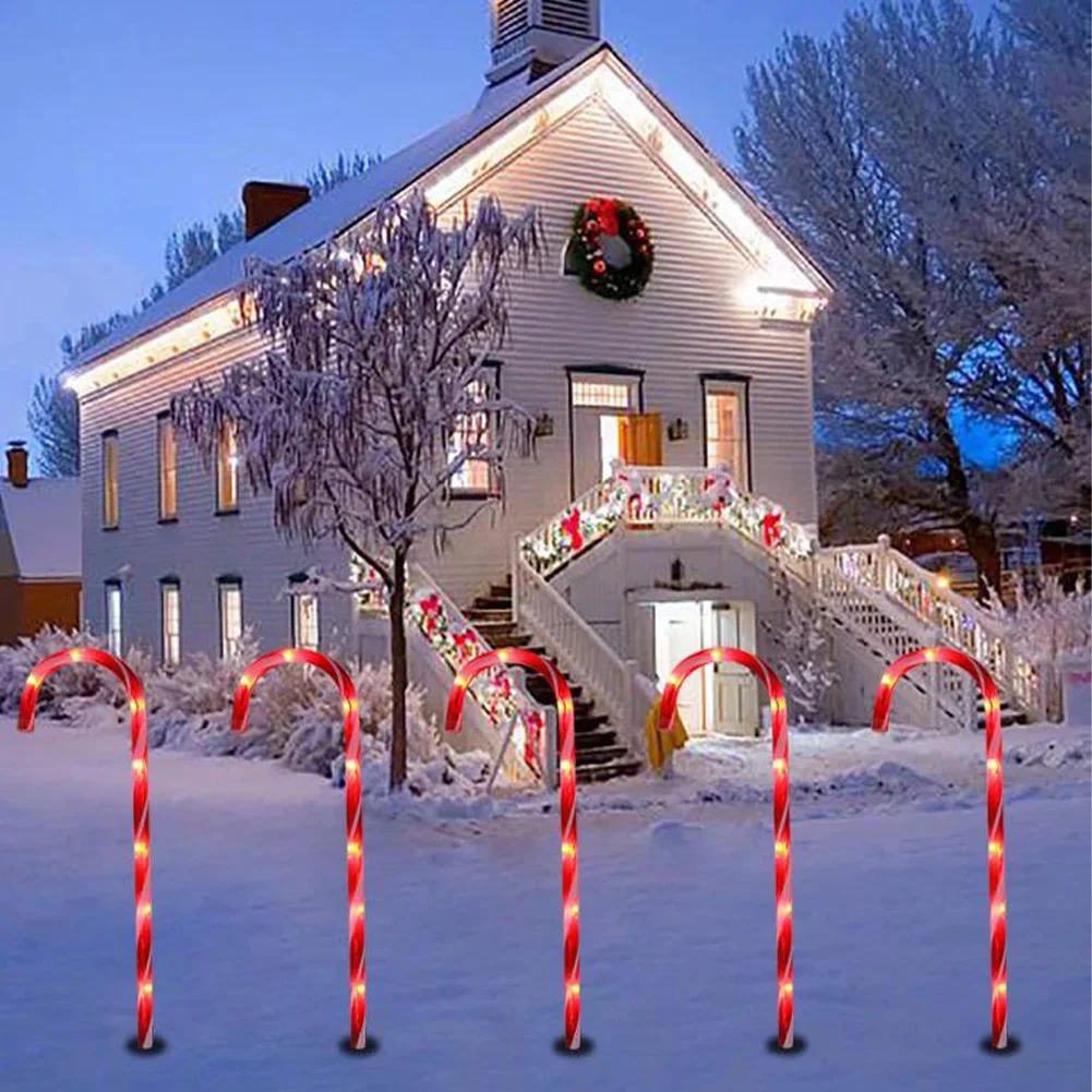 

1/2 шт. Рождественский светильник на солнечной батарее, уличный водонепроницаемый Рождественский светильник, светодиодный светильник для с...