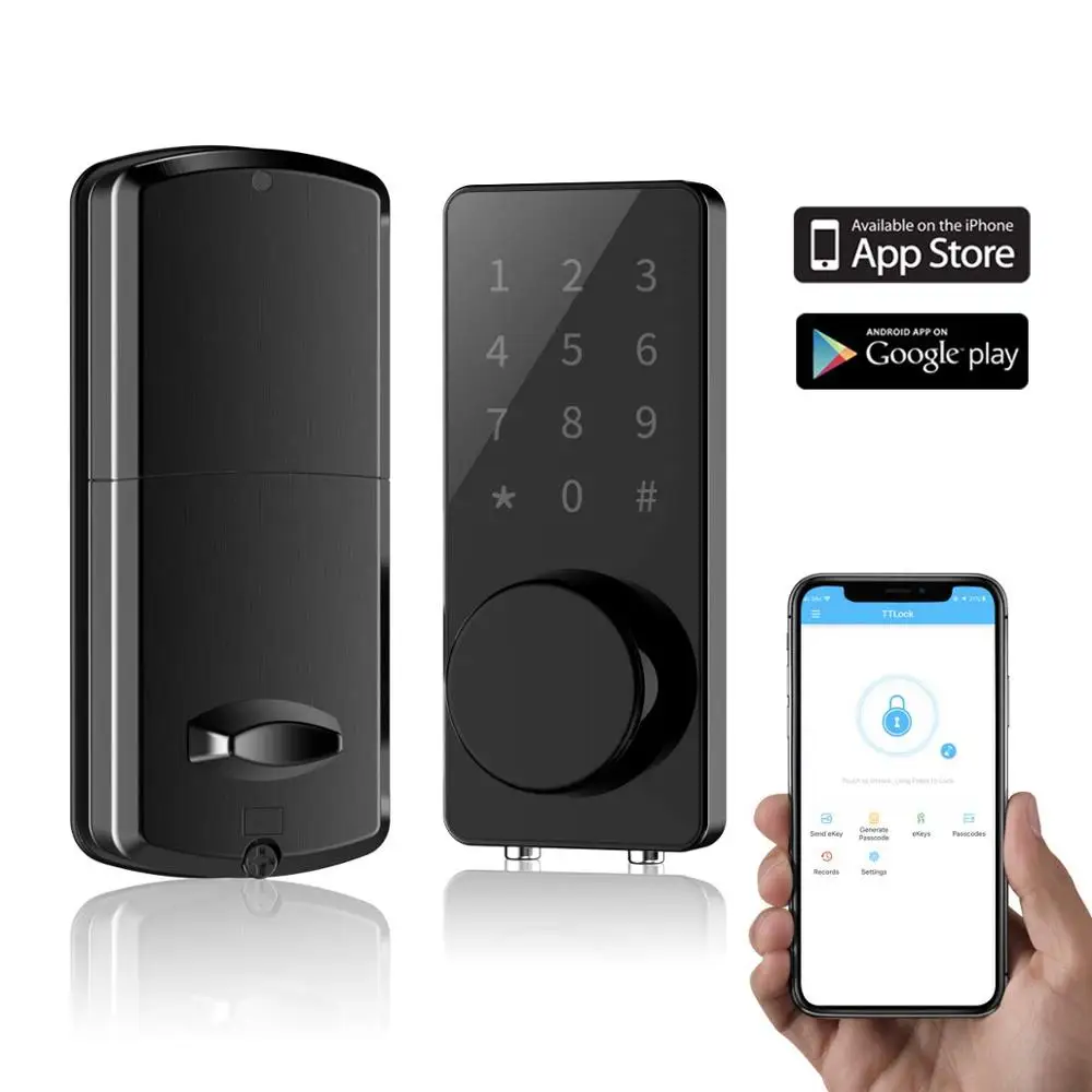 Умный Замок без ключа дверной замок дэдболт цифровой электронный Bluetooth с