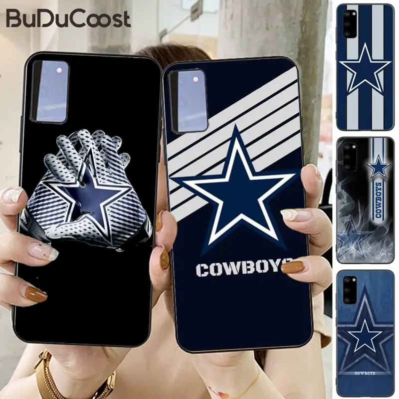 

Dallas Cowboys Pentagram Phone Case for Samsung S20 plus Ultra S6 S7 edge S8 S9 plus S10-5G lite 2020 S10E