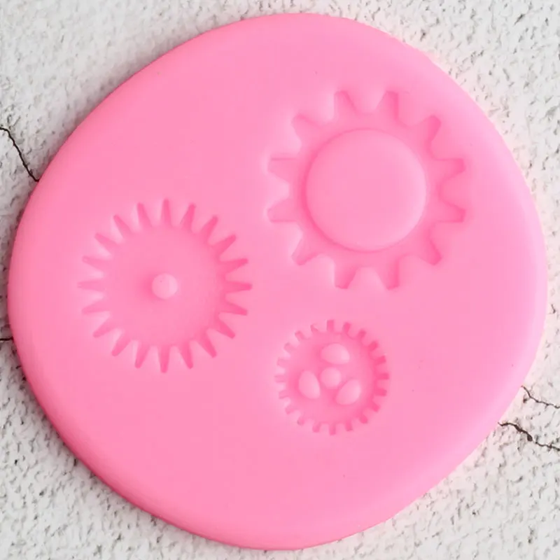 DIY Детская искусственная 3D форма в стиле стимпанк силиконовая для кексов Топпер