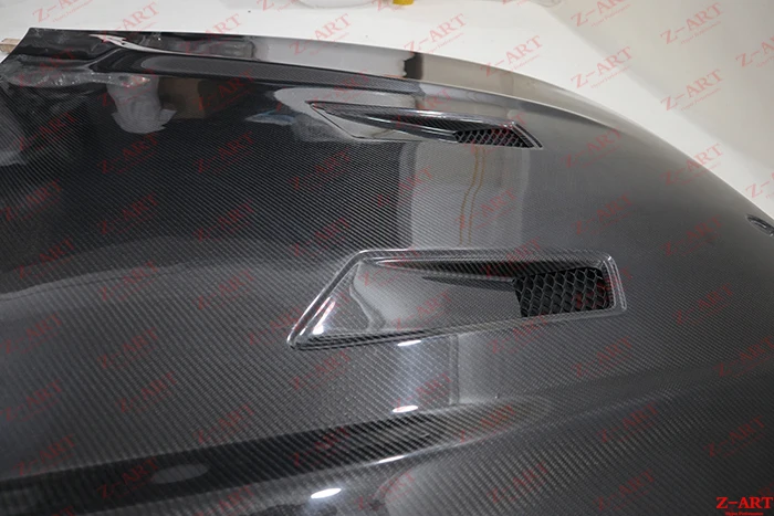 Z-ART C74 капот двигателя из углеродного волокна для Mercedes benz W205 капот двигателя из углеродного волокна для C класса- капот двигателя