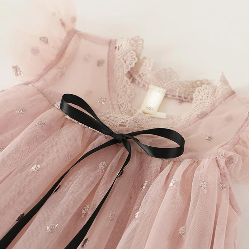 Платье для девочек новинка 2019 летняя брендовая одежда платье маленьких с