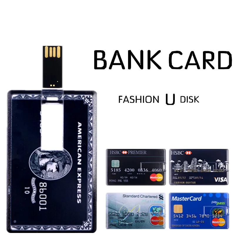 Флеш-накопитель, супер тонкие карты, USB флеш-накопитель, 4 ГБ, 8 ГБ, 16 ГБ, 32 ГБ, 64 ГБ, 128 ГБ, флэш-память, банк, кредитные карты памяти флэш-диски, бесплатный логотип