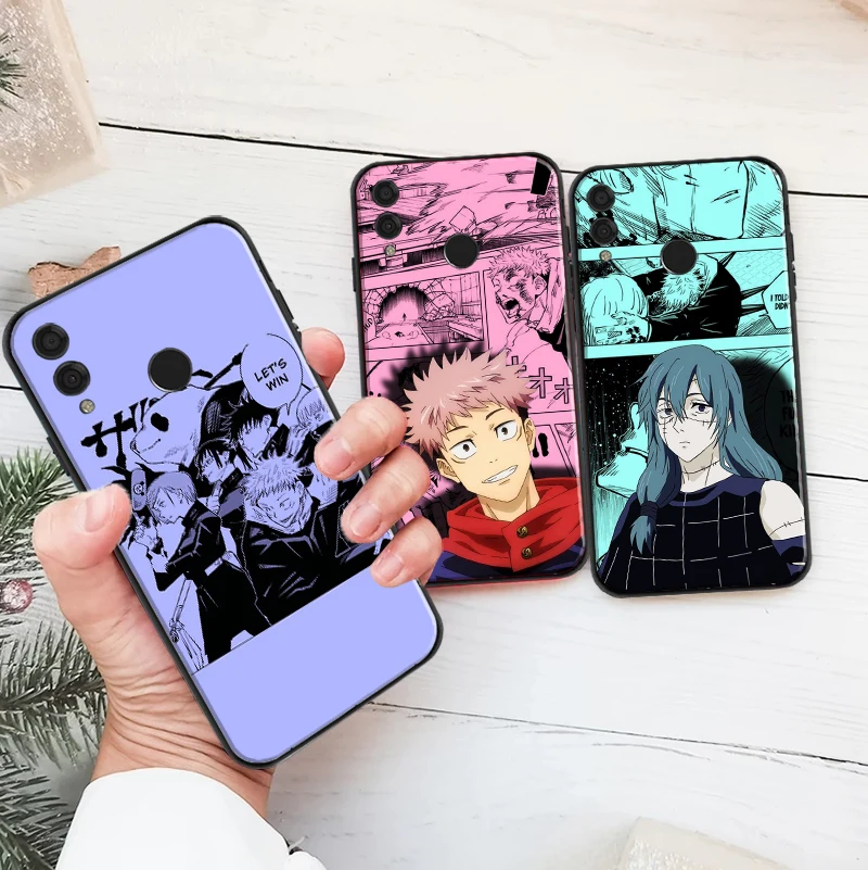 

Jujutsu Kaisen Gojou Satoru Luxury Phone Cover For Huawei Honor 7X 8X 8C 9 V9 9X 10 V10 10i V20 30 Lite Soft Silicone TPU Case