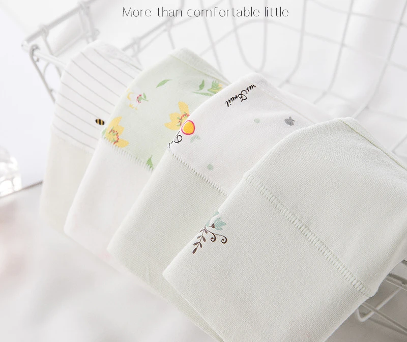 4psc/лот для девочек натуральный хлопок трусы Бесшовные трусики женщин удобные