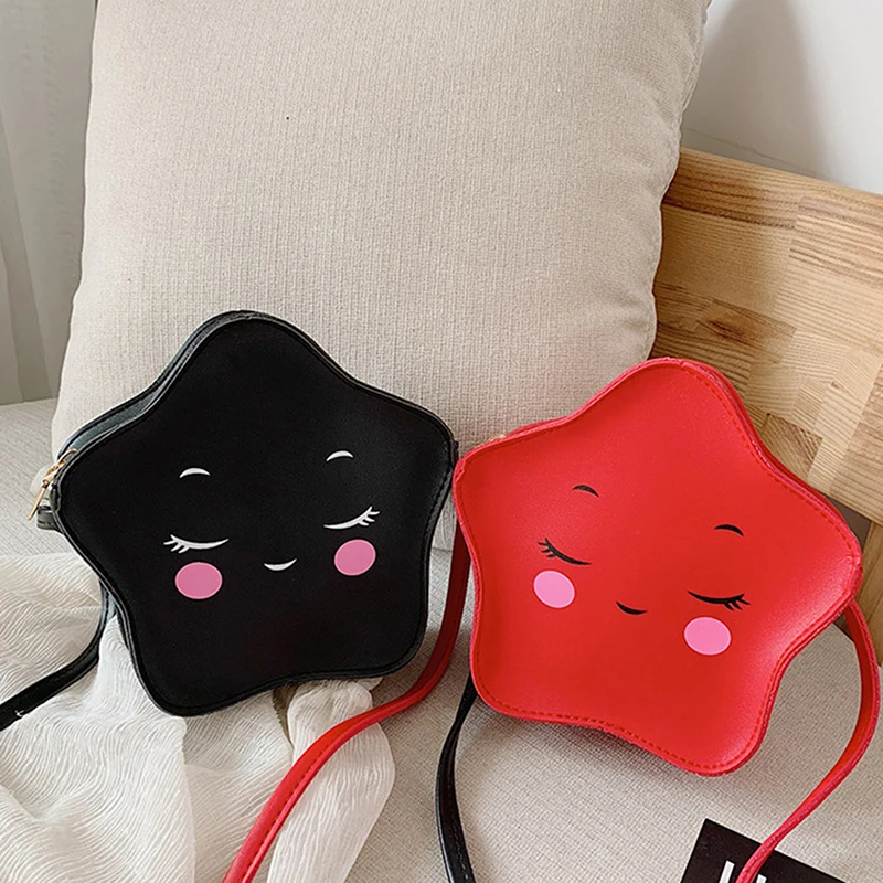 Сумка кросс боди в форме звезд для девочек милый мультяшный Детский кошелек