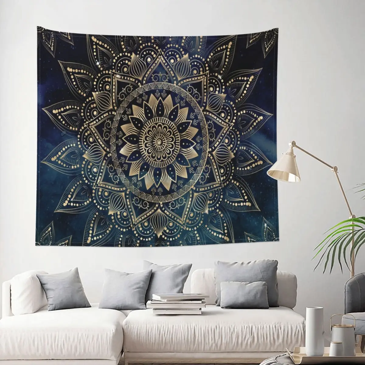 

Tapestry Elegant Gold Mandala Flower Boho Sacred Decor Wall Room Home Decoration Hanging Bedroom Kawaii Cartom Fashion