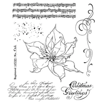 clear stamps sentence beautiful flowers christmas music for diy scrapbook photo album craft card 2021 new