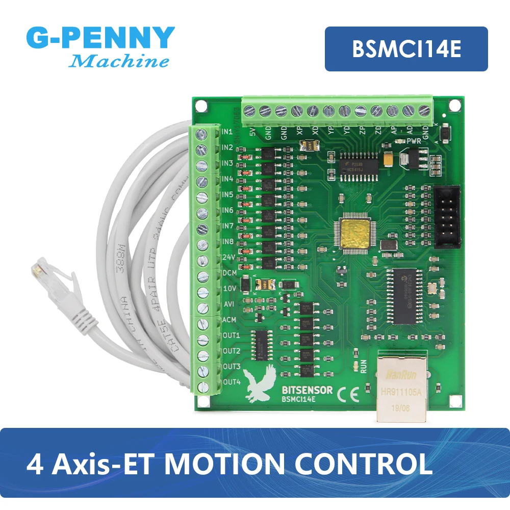 Новое поступление! Ethernet BSMCI14E 4-осевая плата управления движением MACH3 CNC 5 в