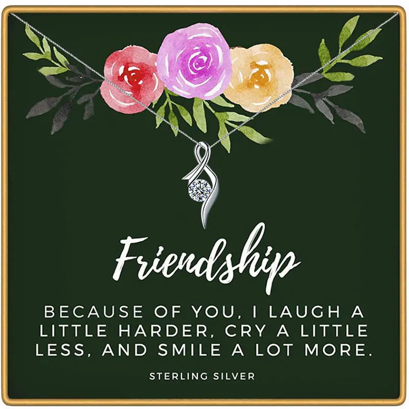 К моему другу ожерелье для женщин 2020/длинный/чокер/серебро дружба BFF Рождество