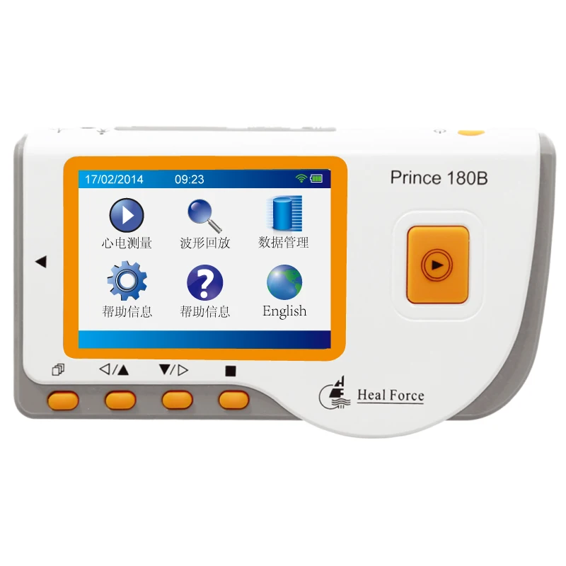Портативный домашний монитор ЭКГ Heal Force Prince 180B 0 непрерывное измерение | Красота и
