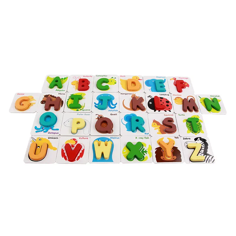 Детская интеллектуальная буква и цифровая карта 3D головоломка познавательная