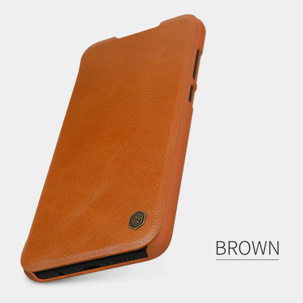 Чехол для Xiaomi redmi note 8/redmi note 8 pro NILLKIN, откидная кожаная задняя крышка, чехол для redmi note 8 pro global с карманом для карт