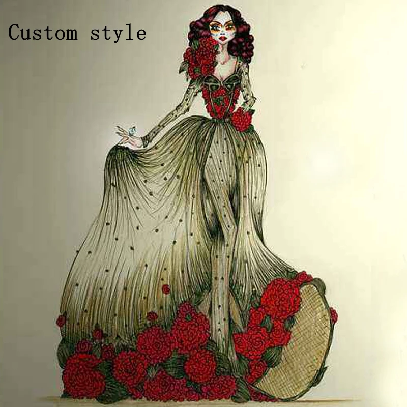

Custom wedding evening dress payment link