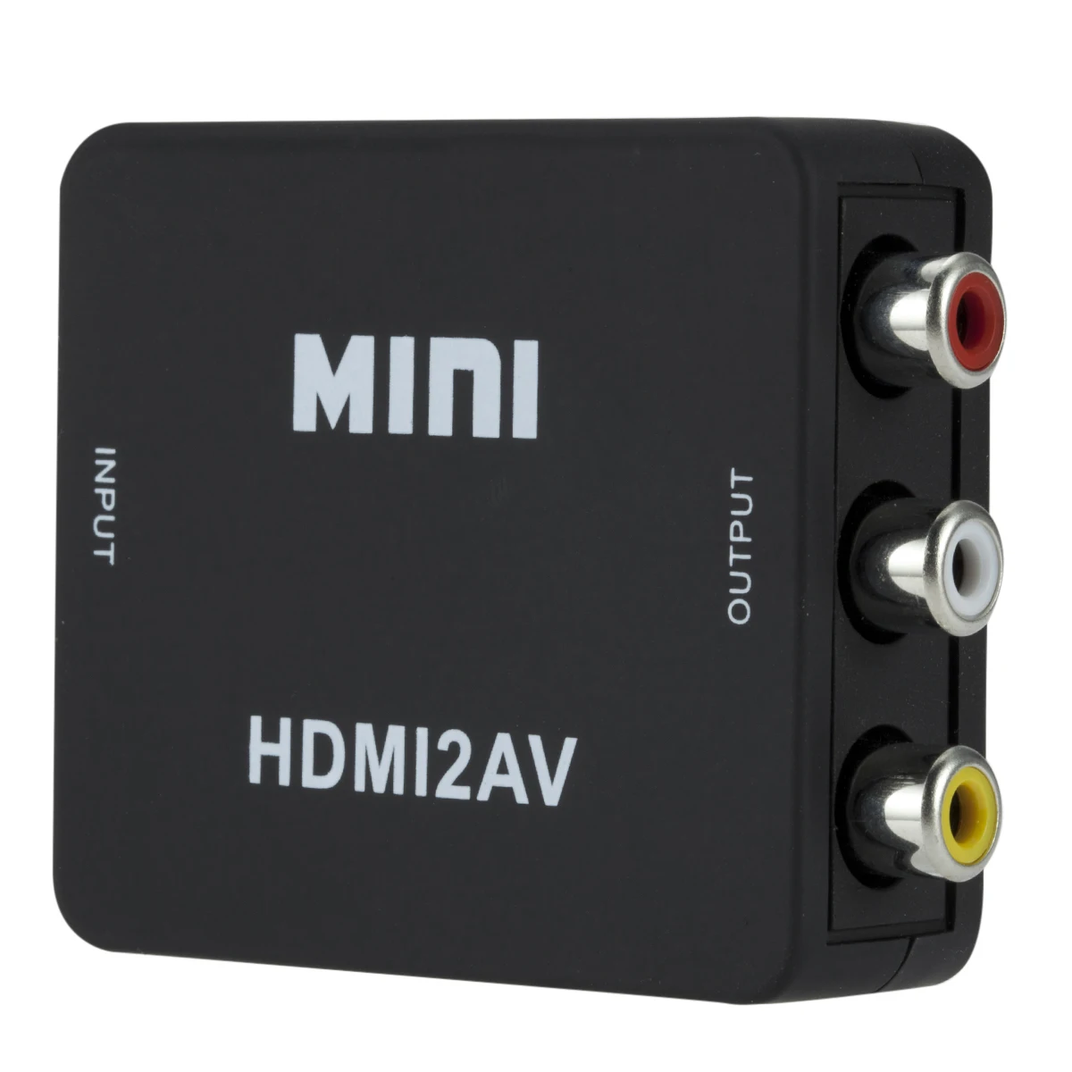 HD 1080P HDMI совместимый с RCA AV/CVBS адаптер Mini HDMI2AV видео конвертер коробка для PS3 VCR DVD