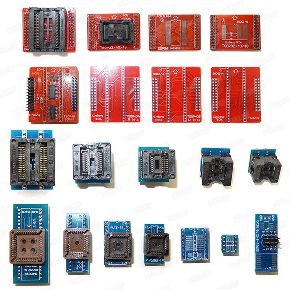 Универсальный программатор Bios Minipro TL866II PLUS + 27 элементов IC BGA48 BGA63 адаптеры лучше