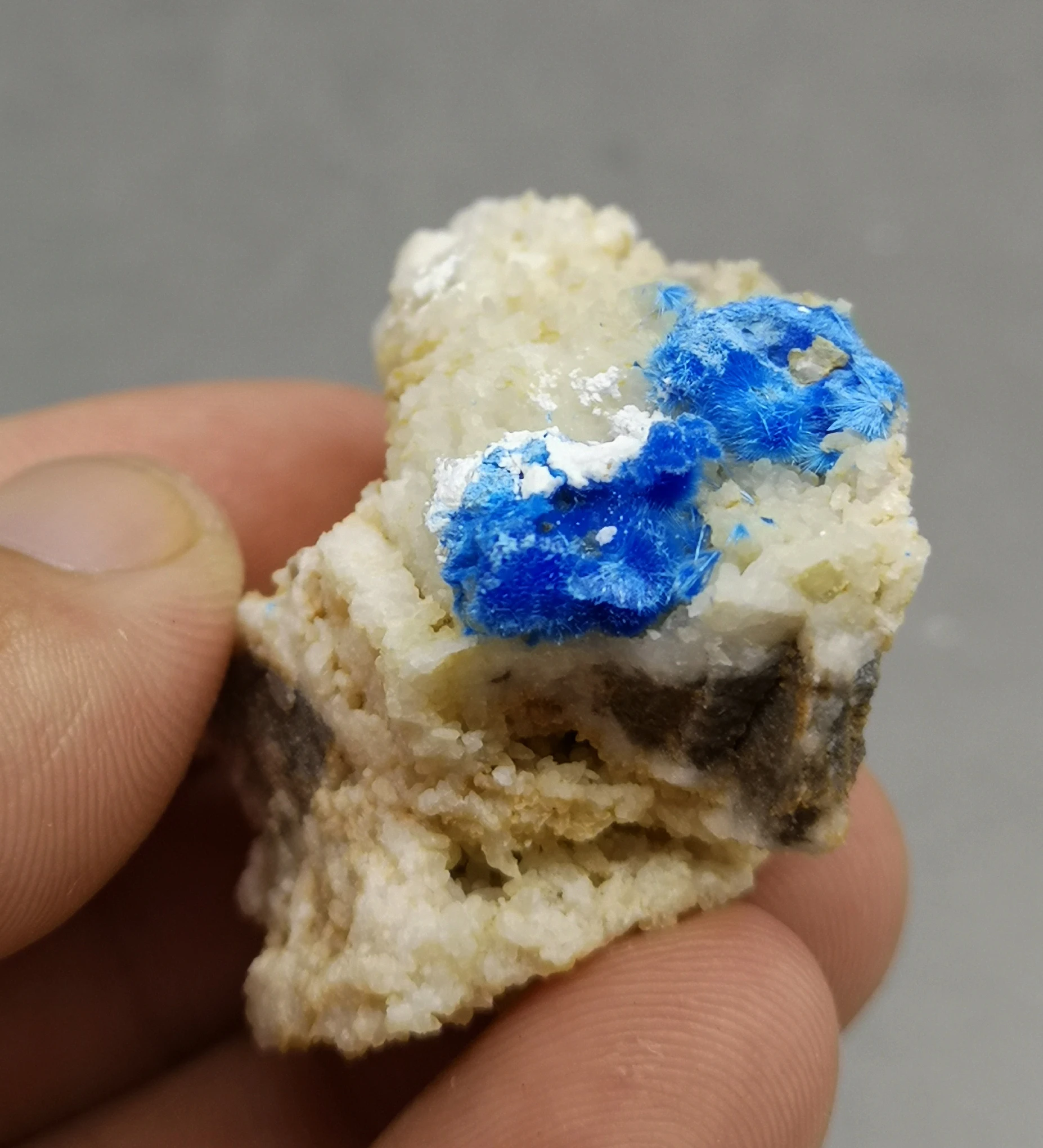 23 г натуральный редкий голубой цианотрицитовый Кристалл минеральные образцы из